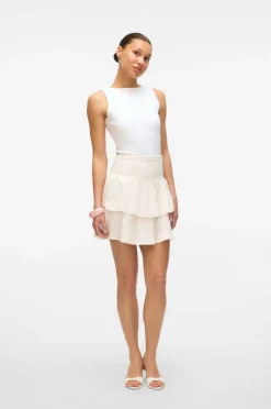 Vero Moda Skjørt vmNatali HW Smock Short Wvn N