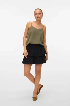 Vero Moda Skjørt vmNatali HW Smock Short Wvn N