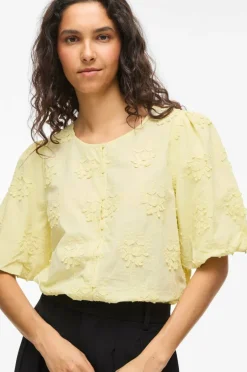 Vila Bluse viAntonett O-neck 2/4 Shirt
