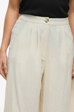 Vila Bukser vitni HW Wide Pants