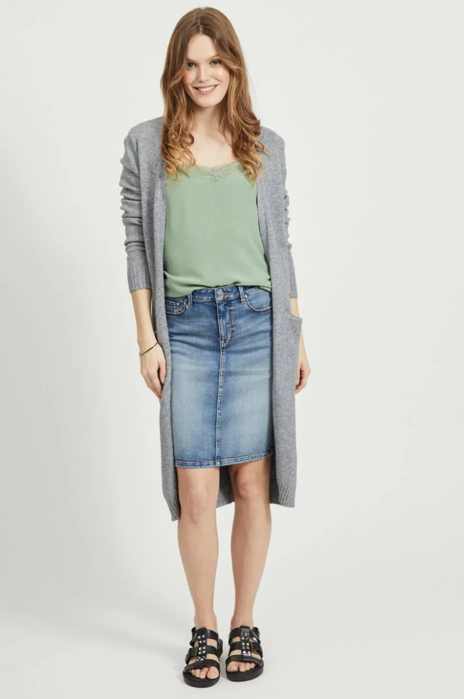 Vila Cardigan viRil L/S Long Knit