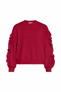 Vila Collegegenser viMentina Flounce O-neck L/S
