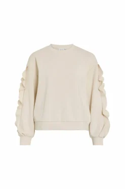 Vila Collegegenser viMentina Flounce O-neck L/S