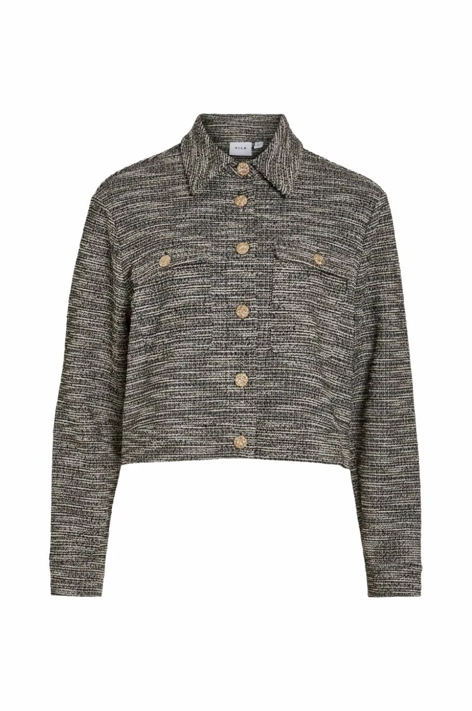 Vila Jakke viAmera L/S Cropped Shacket