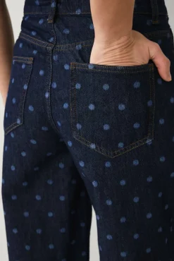 Vila Jeans viFreya Pal HW Dot Wide Jeans