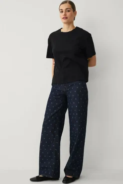 Vila Jeans viFreya Pal HW Dot Wide Jeans
