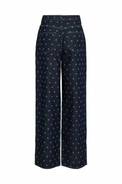 Vila Jeans viFreya Pal HW Dot Wide Jeans