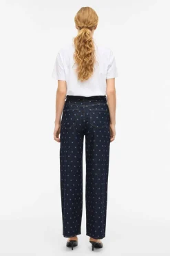 Vila Jeans viFreya Pal HW Dot Wide Jeans