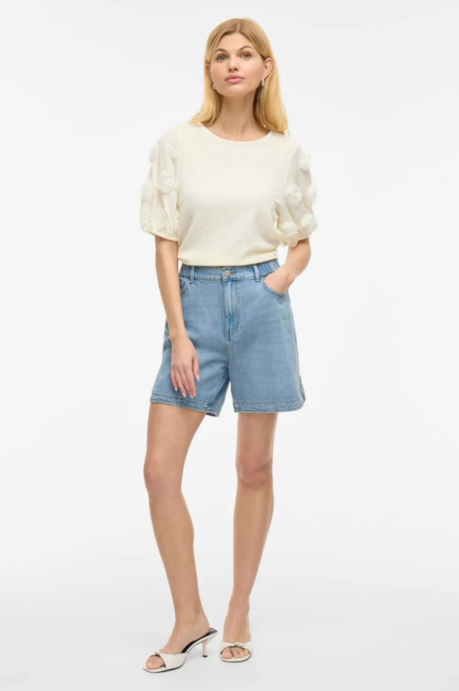 Vila Jeans-shorts viKiki HW Denim Shorts Lbd