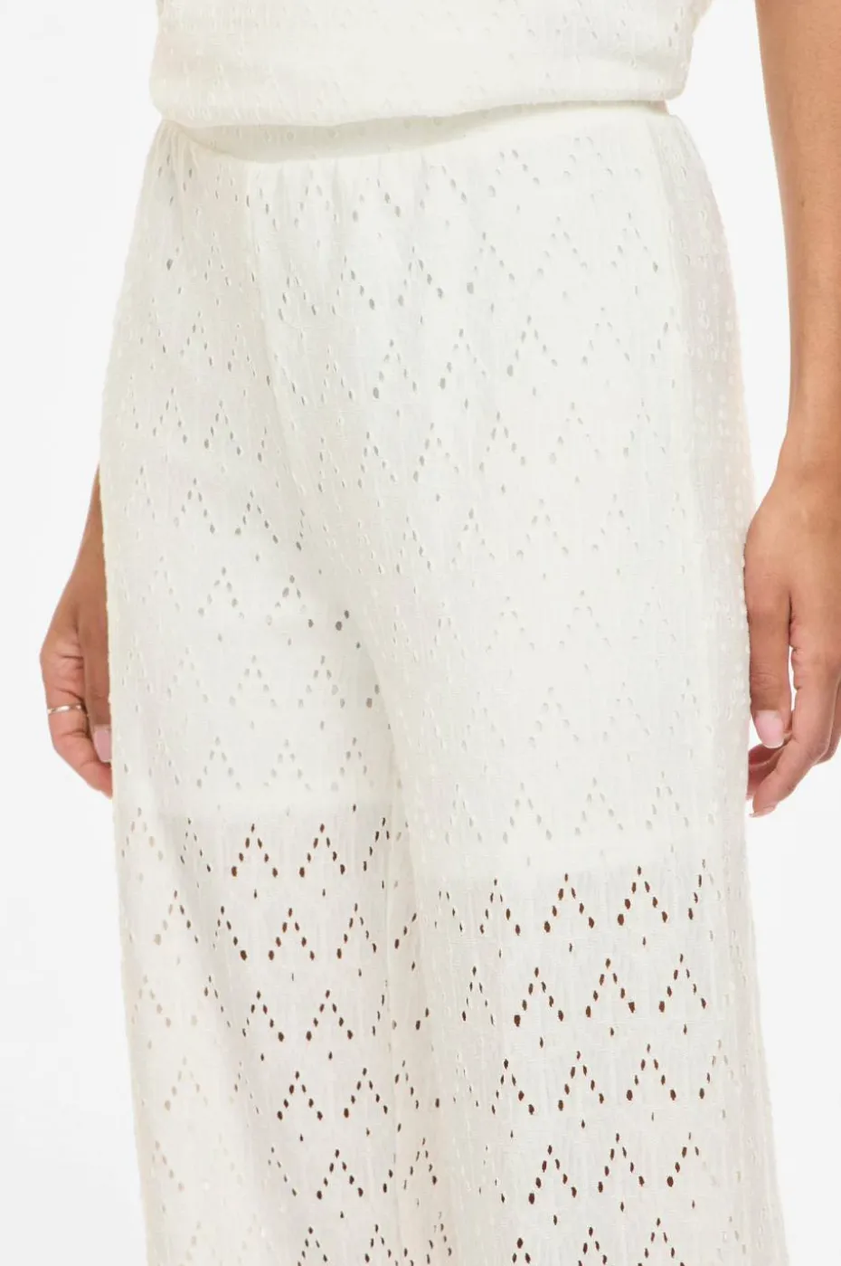 Vila Jerseybukser viAmalina HW Wide Pants