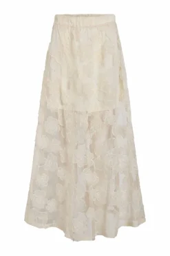 Vila Maxi skjørt viKaria HW Lace Midi Skirt