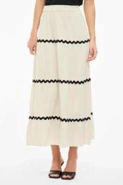 Vila Maxi skjørt viManda Wavy HW