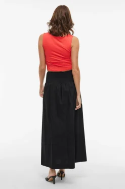 Vila Maxi skjørt viMia HW Maxi Skirt