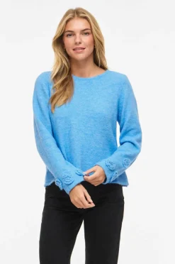 Vila Pullover viPetra O-neck L/S Detail Knit