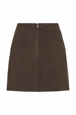 Vila Semsket skjørt viIda HW Short Suede Skirt