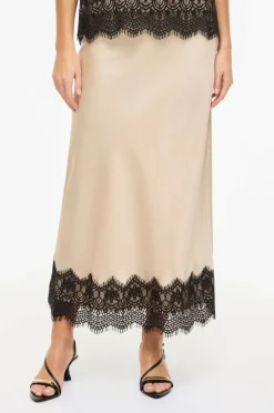 Vila Skjørt viEllette HW Ankle Lace Skirt