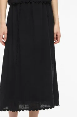 Vila Skjørt viMindy HW Scallop Midi Skirt