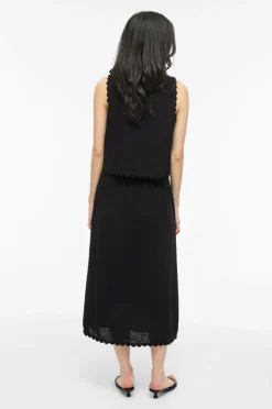 Vila Skjørt viMindy HW Scallop Midi Skirt