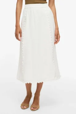 Vila Skjørt viMindy HW Scallop Midi Skirt
