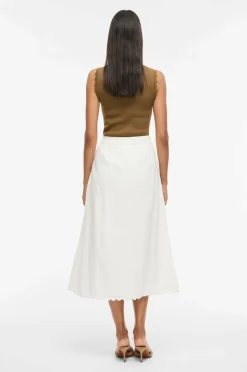 Vila Skjørt viMindy HW Scallop Midi Skirt