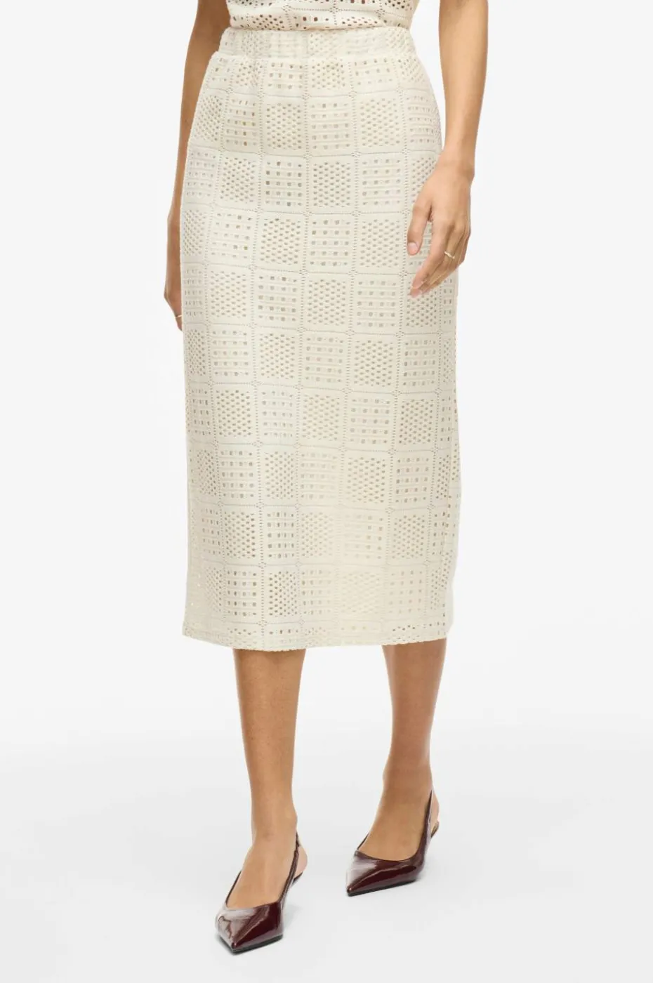 Vila Skjørt viNovira HW Midi Skirt