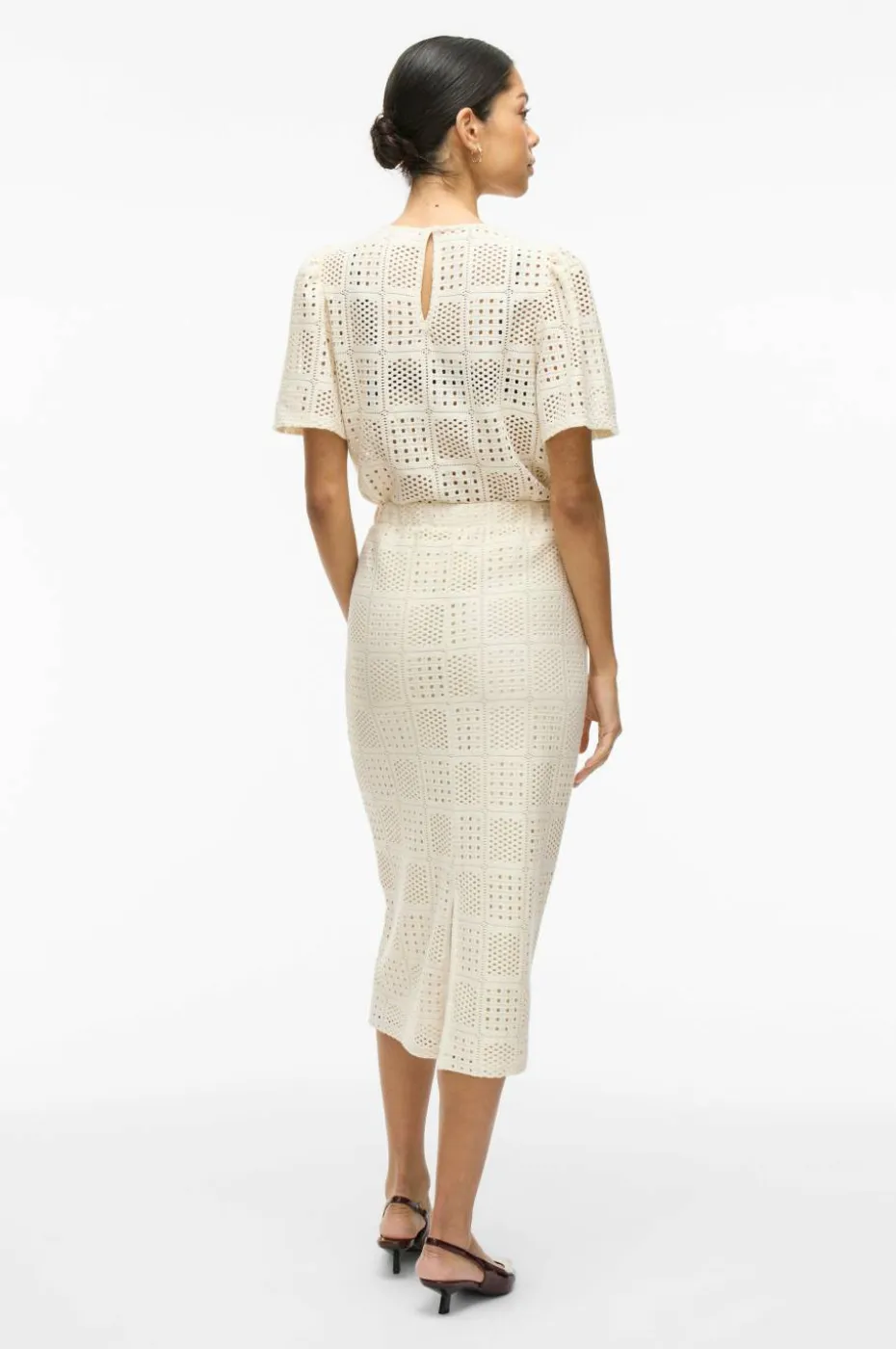 Vila Skjørt viNovira HW Midi Skirt