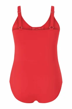 Zizzi Badedrakt sPauline Tie Swimsuit Solid