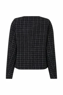 Zizzi Blazer mMonia L/S Buclé Blazer