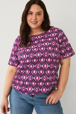 Zizzi Bluse jEasy 1/2 Aop Blouse