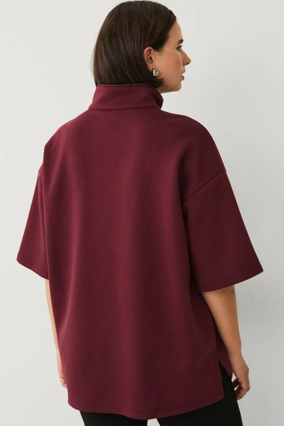 Zizzi Collegegenser caKatalina 1/2 Zip