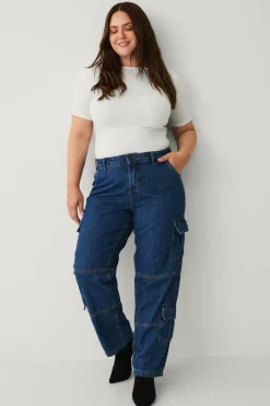Zizzi Jeans jTami Staight Cargo