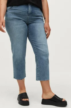 Zizzi Jeans jVera Crop Straight Jeans