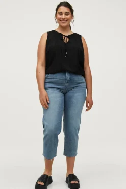 Zizzi Jeans jVera Crop Straight Jeans