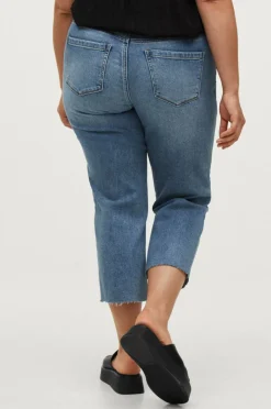 Zizzi Jeans jVera Crop Straight Jeans