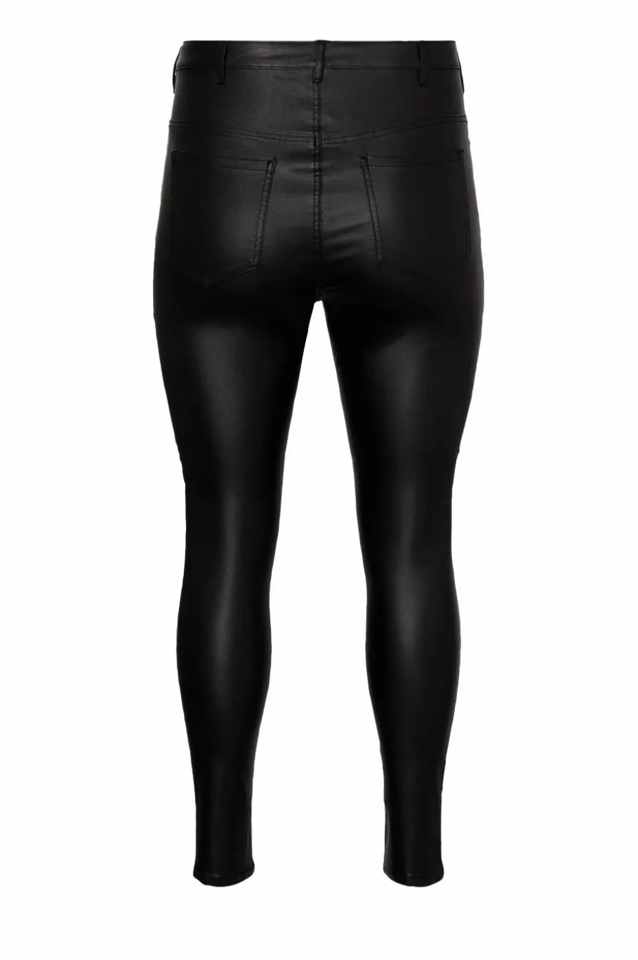 Zizzi Jeans mJoy Coated Zip Amy Pants