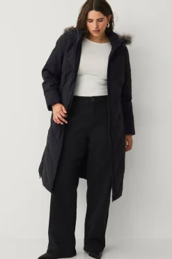 Zizzi Kåpe mLuxa L/S Hood Coat