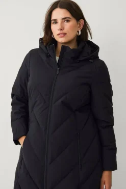 Zizzi Kåpe mLuxa L/S Hood Coat