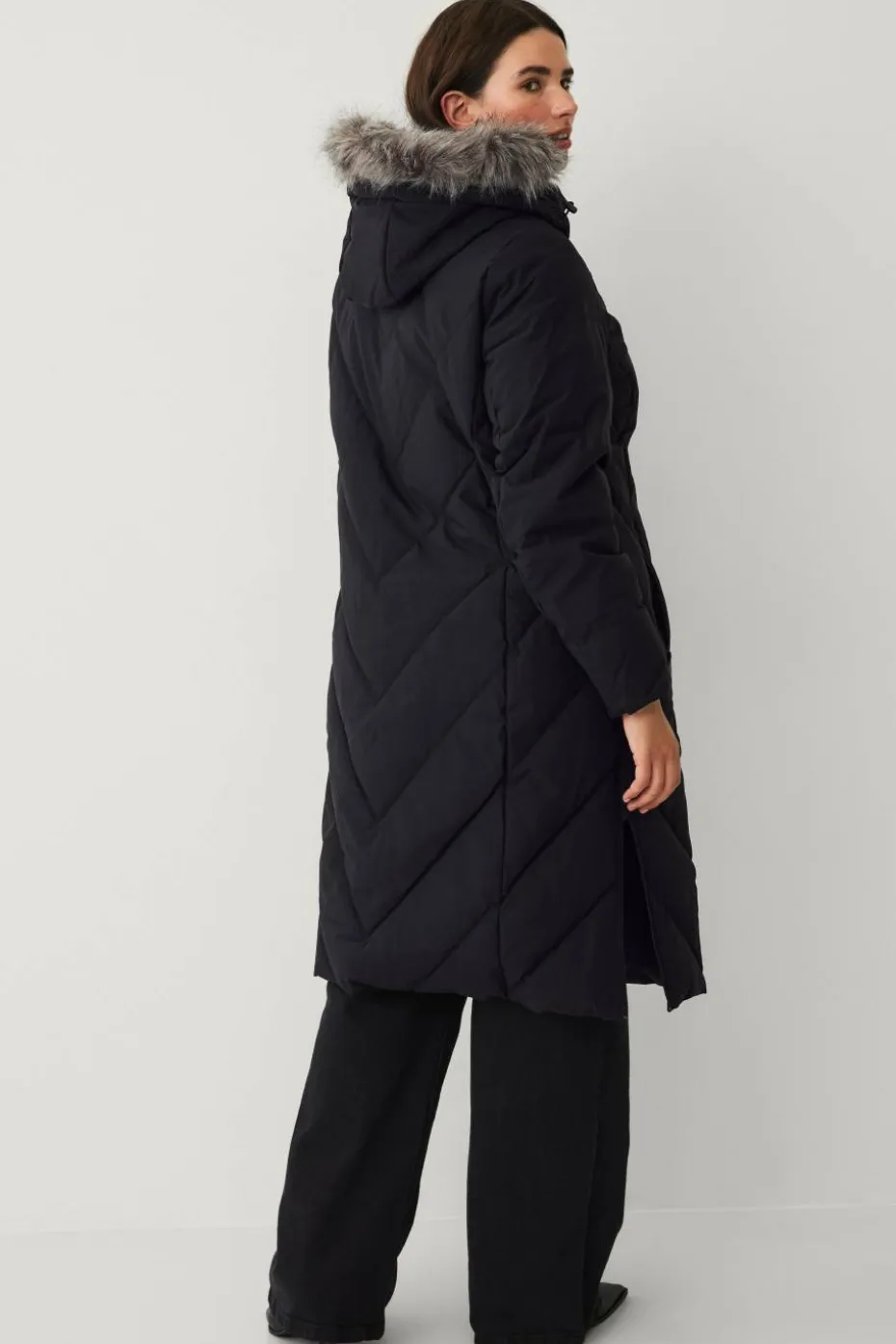 Zizzi Kåpe mLuxa L/S Hood Coat