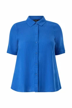 Zizzi Linskjorte vLina S/S