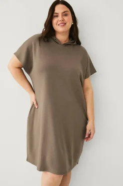 Zizzi Nattkjole mAlisa S/S Knee Dress