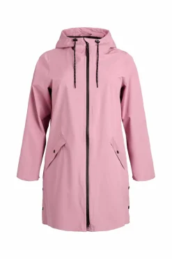 Zizzi Regnfrakk caKlara Zip L/S Raincoat