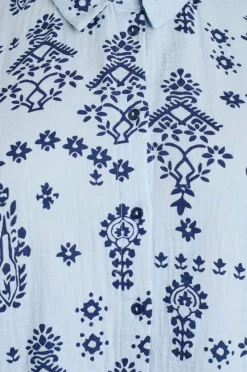 Zizzi Skjorte vViva 3/4 Shirt