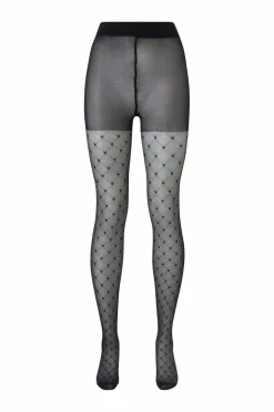 Zizzi Tightser Tights 25 Den Hearts