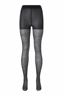 Zizzi Tightser Tights 30 Den Glitter Zebra