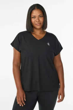 Zizzi Treningstopp aBasic S/S Hi-lo