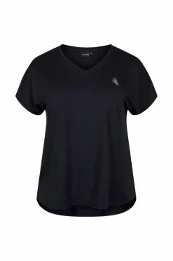 Zizzi Treningstopp aBasic S/S Hi-lo